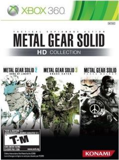 Brand New Factory Sealed Metal Gear Solid HD Collection for Xbox 360 