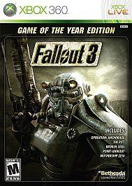 NEW Fallout 3 (Game of the Year Edition) Xbox 360