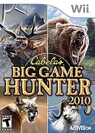 Cabelas Big Game Hunter 2010 Wii Nintendo Game Complete 