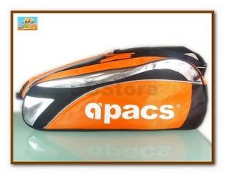NEW Apacs 2 Compartments Badminton Racket Thermal Bag Orange AP03 RRP 
