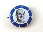 1972 George McGovern for President 1 1/4 Button Campaign Pinback Blue 