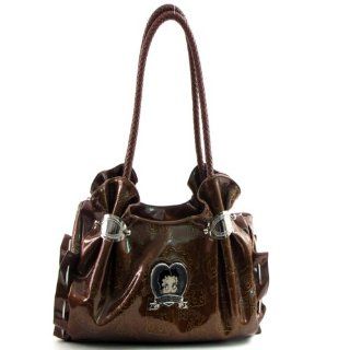 Betty Boop Faux Patent Leather Fashion Handbag: Shoes
