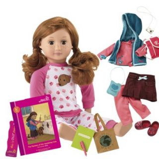 Our Generation 18 Deluxe Poseable Doll with Book Eva and The 