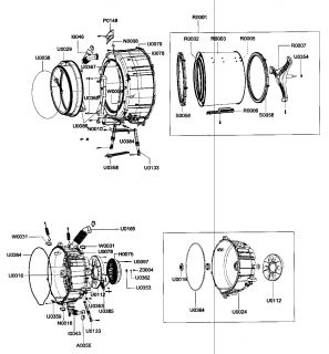 SAMSUNG Washer Control Parts  Model WF328AAW/XAA  PartsDirect 