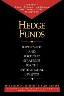   Hedge Funds by Jess Lederman  Paperback