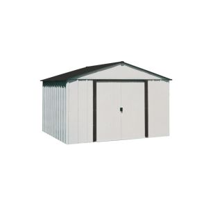 Shop Arrow 10.27 ft x 7.94 ft Galvanized Steel Storage Shed at Lowes 