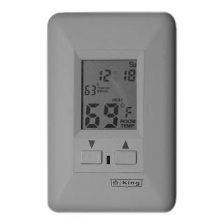 Shop King 7 Day Programmable Thermostat at Lowes