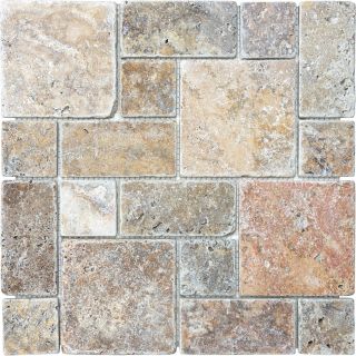 Shop 12 in x 12 in Multicolor Natural Stone Wall Tile at Lowes