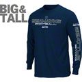 Seattle Seahawks Big & Tall Victory Primary Receiver III Long Sleeve T 