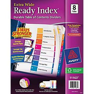 Avery® Extra Wide Table of Contents Dividers  