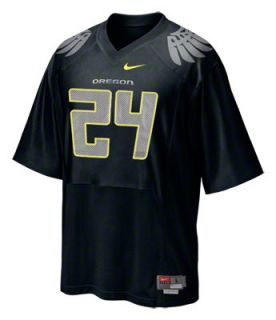 Oregon Ducks Football Jersey Nike #24 Black Replica Football Jersey 