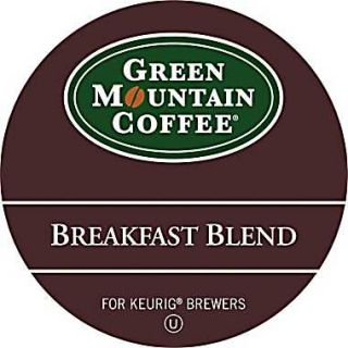 Keurig® K Cup® Green Mountain® Breakfast Blend Coffee, Regular, 18 