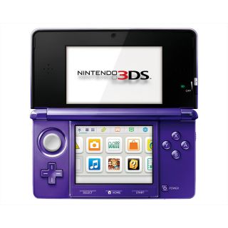 Nintendo 3DS Handheld Gaming System   Midnight Purple