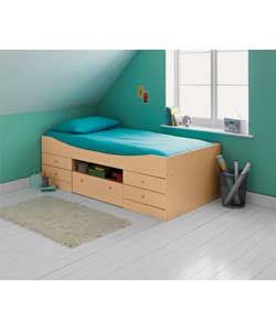 Buy Malibu Beech Cabin Bed with Bobby Mattress at Argos.co.uk   Your 