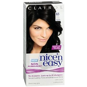 Buy Clairol Nicen Easy Non Permanent Hair Color Application, Black 83 