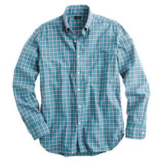 Secret Wash shirt in pink and green check   washed favorite shirts 