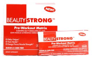 BeautyFit BeautyStrong™ Pre Workout Matrix Fruit Punch    25 Packets 