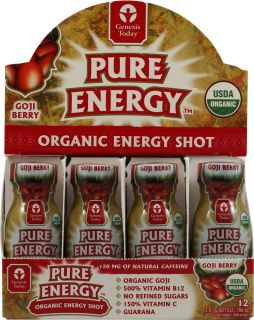 Genesis Today Pure Energy™ Organic Energy Shot Goji Berry    2 fl oz 