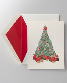 Crane & Co. 50 Engraved Christmas Tree Christmas Cards   The Horchow 