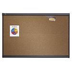 Quartet® Select Prestige™ Color Cork Bulletin Board, Graphite 