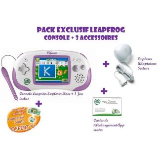 Pack exclu Leapfrog Console + Adaptateur + Carte   Achat / Vente 