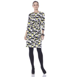 Tiana B. Set in Style Graphic Print Dress 