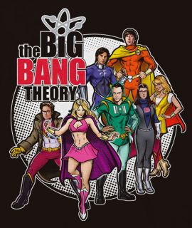 ThinkGeek :: Big Bang Theory Comic Book Heroes