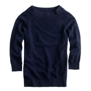 Navy Collection cashmere bateau sweater   j.crew cashmere   Womens 
