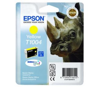EPSON Rhino T1004 Yellow DURABrite Ink Cartridge Deals  Pcworld