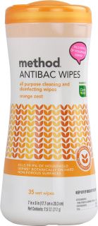 Method Antibac Wipes All Purpose Cleaning and Disinfecting Wipes 