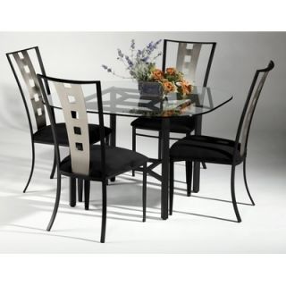 Chintaly Alexis 5 Piece Dining Table Set   ALEXIS DT T / ALEXIS DT B 