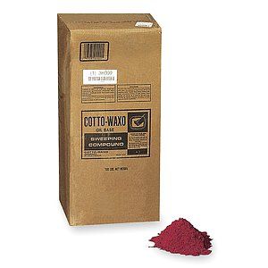 COTTO WAXO Sweeping Compound, Standard Oil Base,Red   3H399    