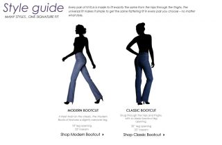 Dillards  women not your daughters jeans fit guide
