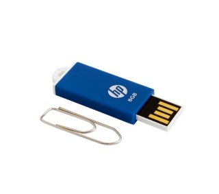 Buy HP 8GB V195 Micro USB Memory Stick   Blue  Free Delivery 