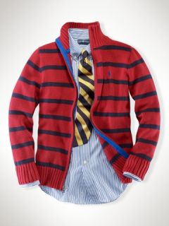 Striped Mockneck Sweater   Boys 2 7 Sweaters   RalphLauren