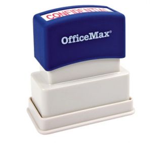 OfficeMax Pre Inked 1 Color Message Stamp