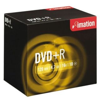 Imation 21746 16x 4.7GB DVD+R   10 Pack Jewel Case  Ebuyer