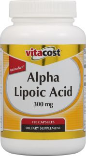 Vitacost Alpha Lipoic Acid    300 mg   120 Capsules   Vitacost 
