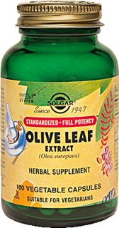 Solgar Olive Leaf Extract    180 Vegetable Capsules   Vitacost 