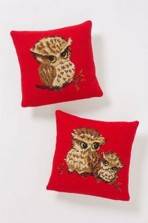 Owl Eyes Pillow Set   Anthropologie
