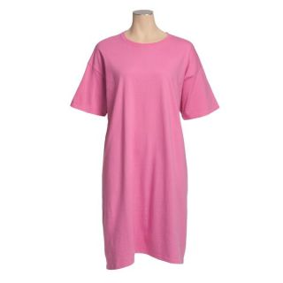 Hanes Cotton Nightshirt   Wear Around, Short Sleeve (For Women)   Save 