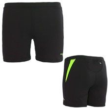 Saucony Ignite Tight Shorts   UPF 50+ (For Women) in Black/Nimble 