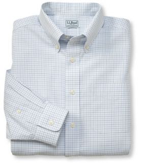 Wrinkle Resistant Pinpoint Oxford Cloth Shirt, Tattersall Oxfords 