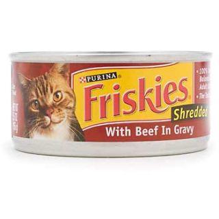Canned Cat Food: Friskies Shredded Canned Food for Cats at Petco 