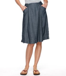 Tencel/Linen Skirt Skirts   at L.L.Bean