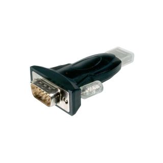 USB 2.0 Seriell Adapter USB 2.0 Stecker A / D SUB Stecker 9pol 
