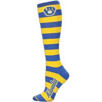 For Bare Feet MLB Rugby Sock   Womens   Brewers   Blue / Yellow