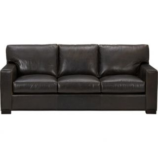 Axis Leather 3 Seat Sofa in Sofas  