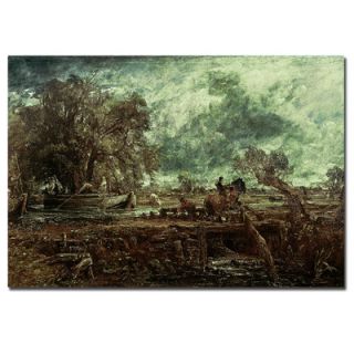 The Leaping Horse, 1824 by John Constable Gallery Wrapped Giclee Print 