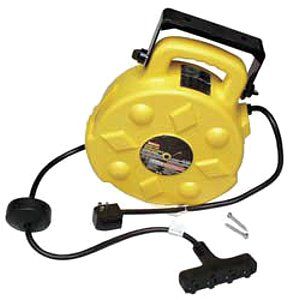 BAYCO PRODUCTS INC. Cord Reel,Retractable,50 Ft Cord,15 Amp   3KVA6 
